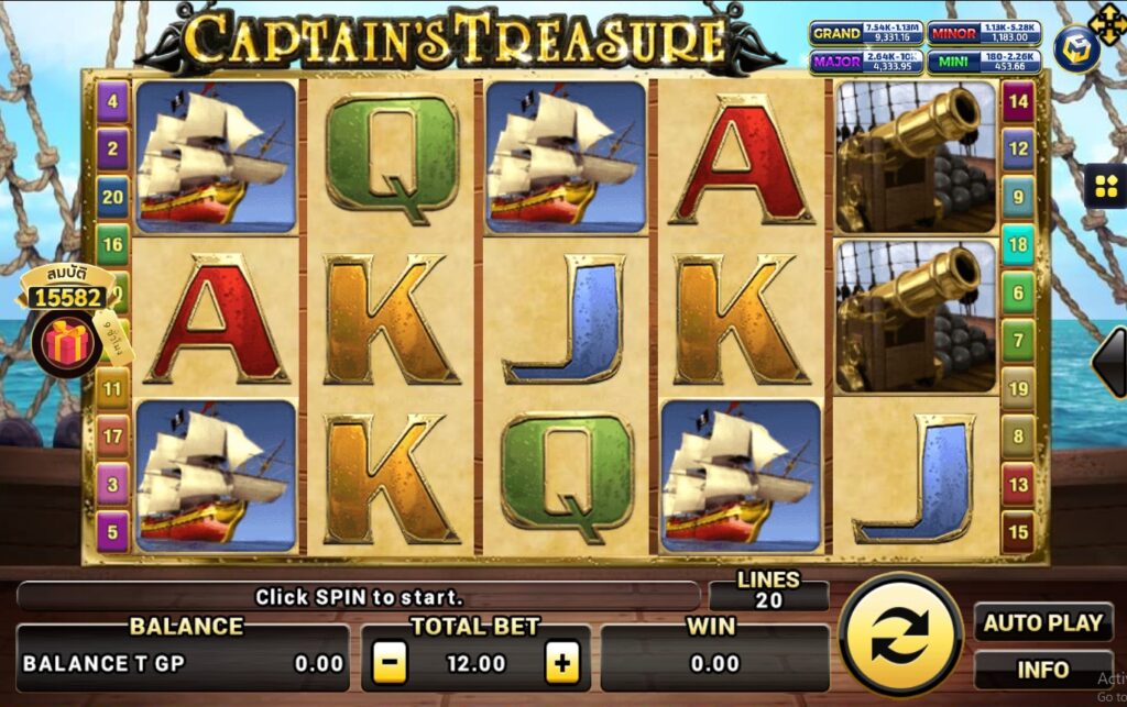Captain's Treasure Pro joker123 ufabet3663 ทางเข้า