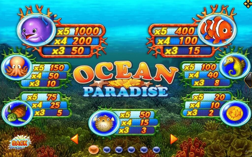 Ocean Paradise joker123 ufabet3663 ฝาก ถอน